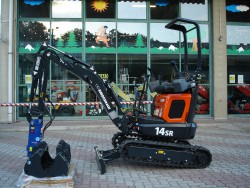 MINIESCAVATORE EUROCOMACH ES 14 SR4 EURO 5 - CON MARTELLO DEMOLITORE - NUOVO MODELLO