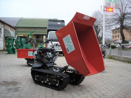 MOTOCARRIOLA CINGOLATA GIOR 600 DUMPER ZANETTI - RIBALTAMENTO IDRAULICO