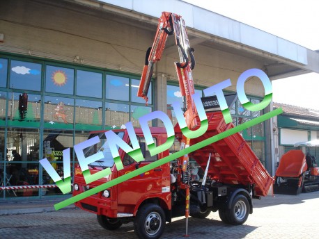 TRANSPORTER AGRICOLO USATO DURSO FARMER 490 SV 4WD - CON GRU BENELLI 1510 1S1 CON JIB