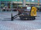 MOTOCARRIOLA CINGOLATA KATOIMER CARRY 107 - FORCHE SOLLEVAMENTO - BRACCIO ESCAVATORE - MARTELLO