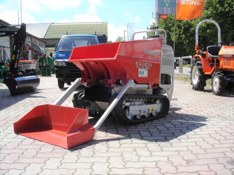 MOTOCARRIOLA CINGOLATA ROTAIR RAMPICAR R 70 AE - DUMPER AUTOCARICANTE CON CONTRAPPESO