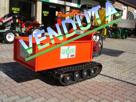 MOTOCARRIOLA USATA CINGOLATA GIOR 600 KG. HONDA PARI NUOVO