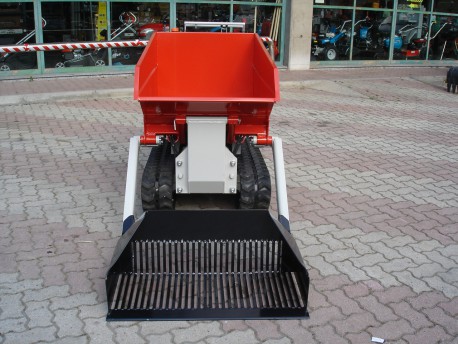 MOTOCARRIOLA CINGOLATA ROTAIR RAMPICAR R 100 AE HONDA - BENNA GRIGLIATA - MANUTENZIONE SPIAGGE - SETACCIAMENTO e SPIANAMENTO