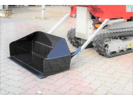 MOTOCARRIOLA CINGOLATA ROTAIR RAMPICAR R 70 AE - BENNA GRIGLIATA e LAMA DOZER MANUTENZIONE SPIAGGE