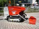 MOTOCARRIOLA CINGOLATA ROTAIR RAMPICAR R 70 AE - BENNA GRIGLIATA e LAMA DOZER MANUTENZIONE SPIAGGE