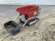  MOTOCARRIOLA CINGOLATA ROTAIR RAMPICAR R 100 AE con BENNA GRIGLIATA per MANUTENZIONE SPIAGGE - VIDEO