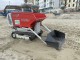  MOTOCARRIOLA CINGOLATA ROTAIR RAMPICAR R 100 AE con BENNA GRIGLIATA per MANUTENZIONE SPIAGGE - VIDEO