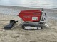  MOTOCARRIOLA CINGOLATA ROTAIR RAMPICAR R 100 AE con BENNA GRIGLIATA per MANUTENZIONE SPIAGGE - VIDEO