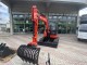 MINIESCAVATORE USATO KUBOTA U 50 CABINATO GIROSAGOMA - 4 BENNE incl GRIGLIATA - PARI NUOVO 