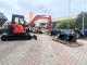 MINIESCAVATORE USATO KUBOTA U 50 CABINATO GIROSAGOMA - 4 BENNE incl GRIGLIATA - PARI NUOVO 