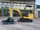 MINIESCAVATORE USATO NEW HOLLAND E 18 SR KOBELCO - PARI NUOVO - CON PINZA LEGNA