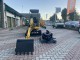 MINIESCAVATORE USATO NEW HOLLAND E 18 SR KOBELCO - PARI NUOVO - CON PINZA LEGNA