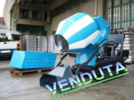 MOTOCARRIOLA USATA CINGOLATA MESSERSI' CH2 R13 BOTTE AUTOCARICANTE + DUMPER