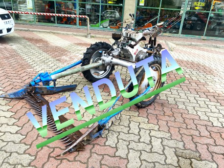 MOTOFALCIATRICE USATA BCS - MOTORE BENZINA - LARGHEZZA LAVORO CM 130