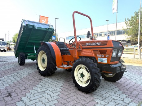TRATTORINO USATO GOLDONI 3050 DT CON RIMORCHIO MOTRICE ZACCARIA - PERFETTE CONDIZIONI