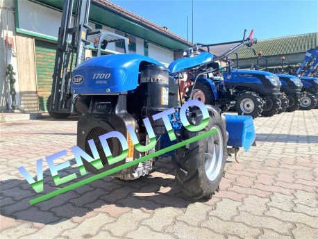 MOTOCOLTIVATORE USATO SEP 1700 DIESEL - MOTORE LOMBARDINI - FRESA CM 70 - ARATRO ROTANTE PARI NUOVO