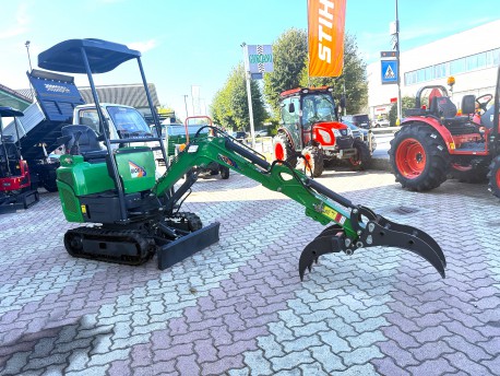 MINIESCAVATORE GIOR 12 Evo.5 KUBOTA - CON PINZA TRONCHI