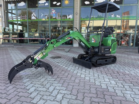 MINIESCAVATORE GIOR 12 Evo.5 KUBOTA - CON PINZA TRONCHI