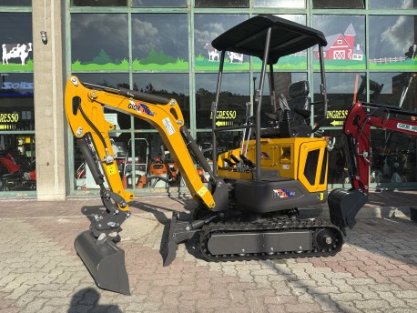 MINIESCAVATORE GIOR 16 Evo.5 - MOTORE KUBOTA - CARRO ALLARGABILE