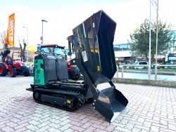 MOTOCARRIOLA CINGOLATA IMER TAURUS 1000 - CASSONE DUMPER & PALA AUTOCARICANTE