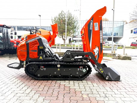 MOTOCARRIOLA CINGOLATA CORMIDI CMF 1600 - CASSONE DUMPER - AUTOCARICANTE
