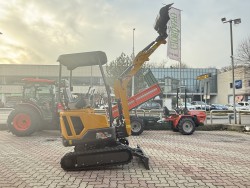 MINIESCAVATORE GIOR 16 PRO.5 - MOTORE KUBOTA - CARRO ALLARGABILE - VIDEO