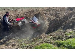 MOTOTRINCIA CINGOLATA TEKNA TTC 65 - CM 72 - MOTORE HONDA GX 390 - VIDEO