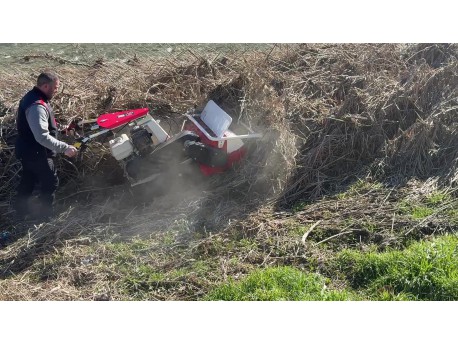 MOTOTRINCIA CINGOLATA TEKNA TTC 65 - CM 72 - MOTORE HONDA GX 390 - VIDEO