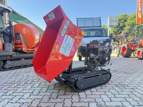 MOTOCARRIOLA CINGOLATA GIOR 600 DUMPER ZANETTI - RIBALTAMENTO IDRAULICO