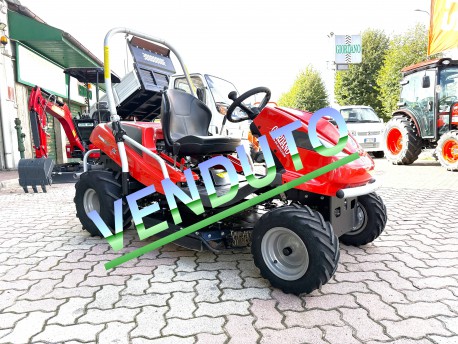 TRATTORINO RASAERBA USATO EFCO TUAREG 92 EVO 4x4 - MOTORE B&S VANGUARD 21 Hp - PARI NUOVO