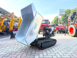 MOTOCARRIOLA CINGOLATA GIOR 600 HONDA DUMPER II SERIE - RIBALTAMENTO IDRAULICO - VERSIONE EDILIZIA CON CASSONE ZINCATO