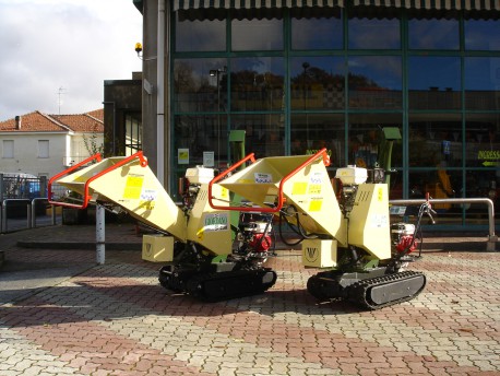 MOTOCARRIOLA CINGOLATA NUOVA GIOR 550 KG HONDA - CON CIPPATORE NEGRI 225 - VIDEO
