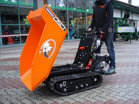 MOTOCARRIOLA CINGOLATA CORMIDI C 50 BE CON PEDANA OPERATORE - NUOVO MODELLO - PREZZO