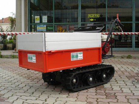 MOTOCARRIOLA CINGOLATA GIOR 400 KG HONDA NUOVA SERIE SOPRASPONDE ALLUMINIO