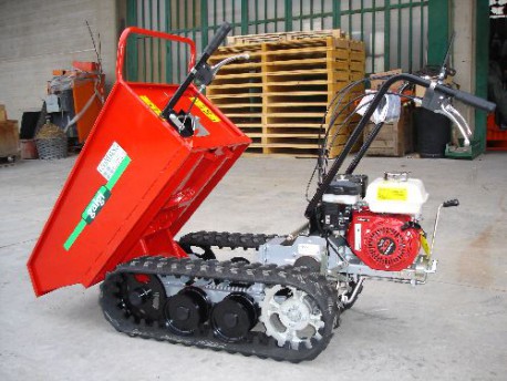 MOTOCARRIOLA CINGOLATA HONDA GALGI  CON DUMPER CAPACITA' 550 KG  - PREZZO -