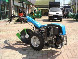 MOTOCOLTIVATORE BERTOLINI 413 S DIESEL EMAK - CON ARATRO ROTANTE E FRESA